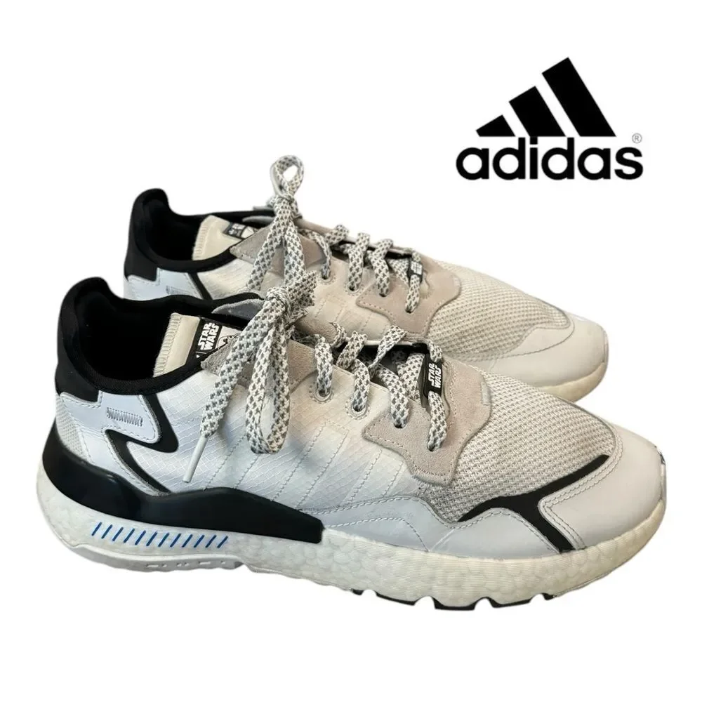 Adidas Men's Star Wars x Nite Jogger 'Storm Trooper' Collab Sneakers 12